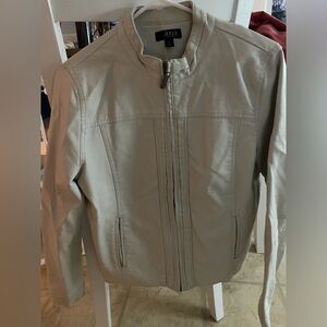 A.N.A FAUX LEATHER JACKET COAT, SIZE M